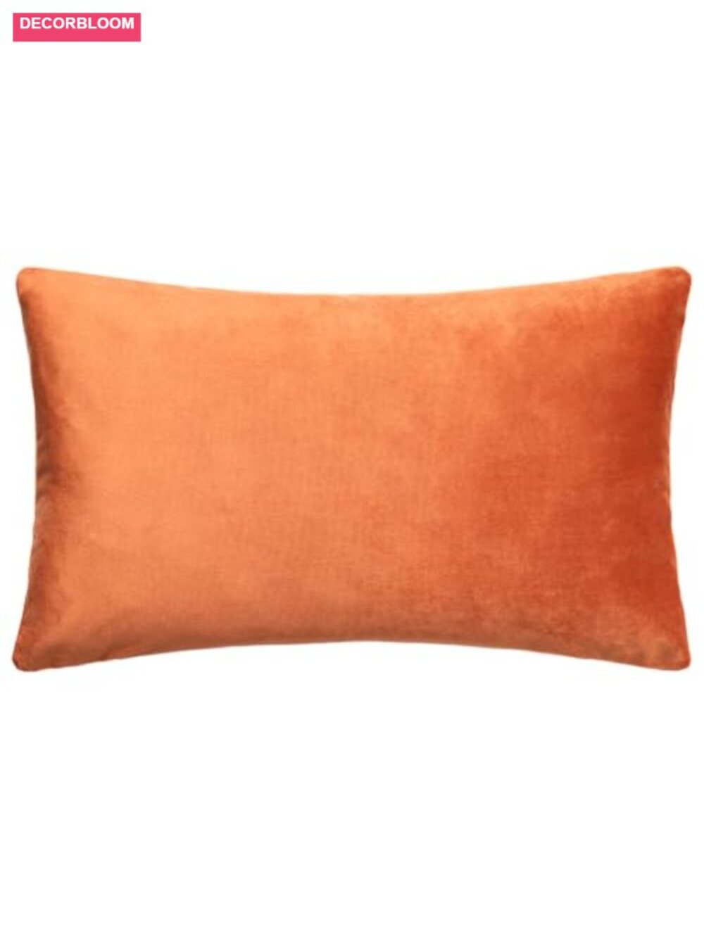 Embroidered Pumpkin Velvet Throw Pillow Cover 12x20 Farmhouse Fall Decor - Picture 2 of 6